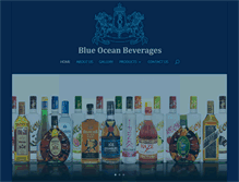 Tablet Screenshot of blueoceanbeverages.com